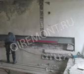 Двутавр будет держать верхнюю часть стены